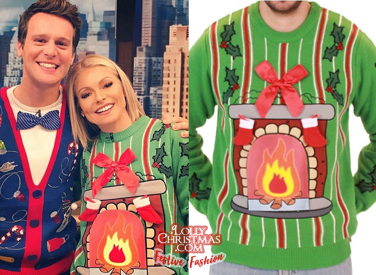 Festive Fashion: Kelly Ripa & Ryan Seacrest Deck the Halls on 'LIVE with Kelly & Ryan!'