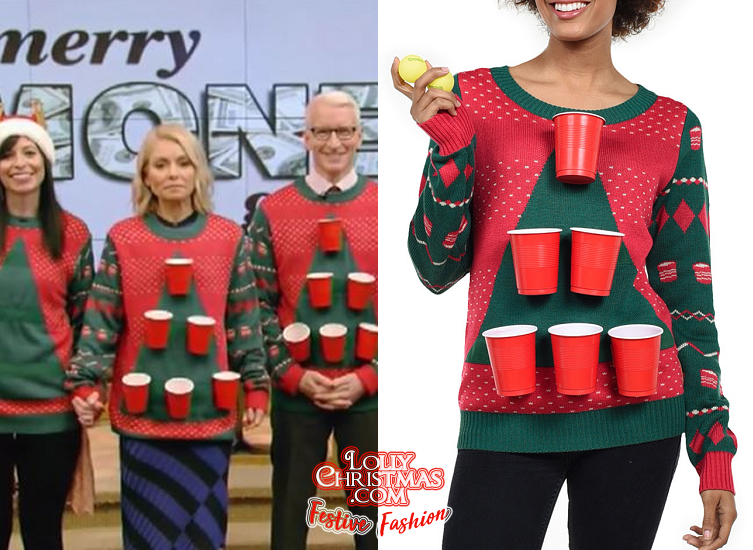 Festive Fashion: Kelly Ripa & Ryan Seacrest Deck the Halls on 'LIVE with Kelly & Ryan!'