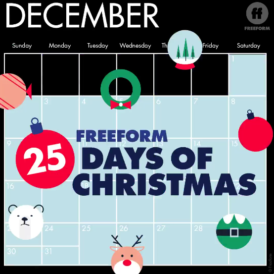 Freeform Announces 3 Months of Holiday Programming in 2018
