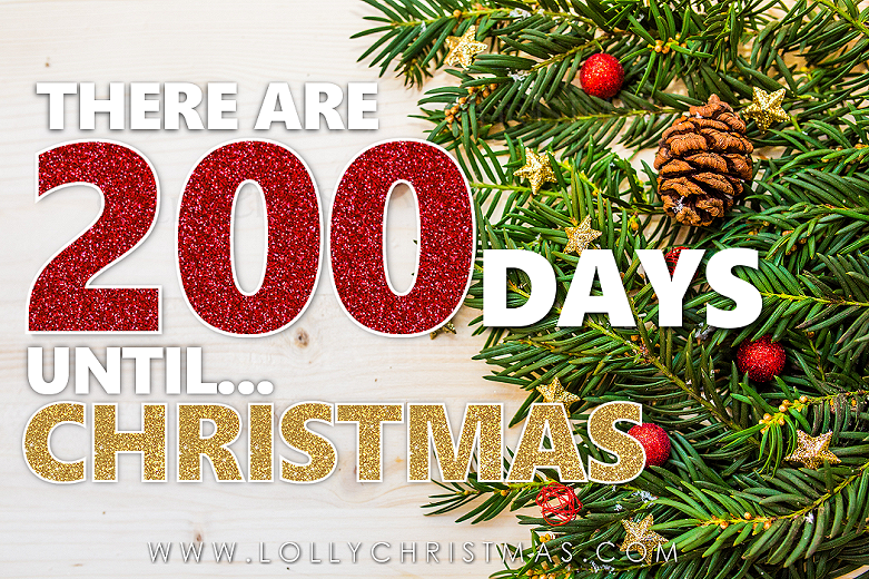 We've Hit the 200 Days Until Christmas Mark!