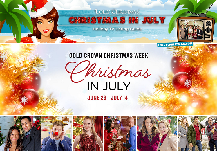 Hallmark Movies & Mysteries' 2019 Gold Crown Christmas TV Schedule