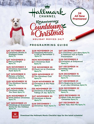 Hallmark Channel's 10th Anniversary of Countdown to Christmas