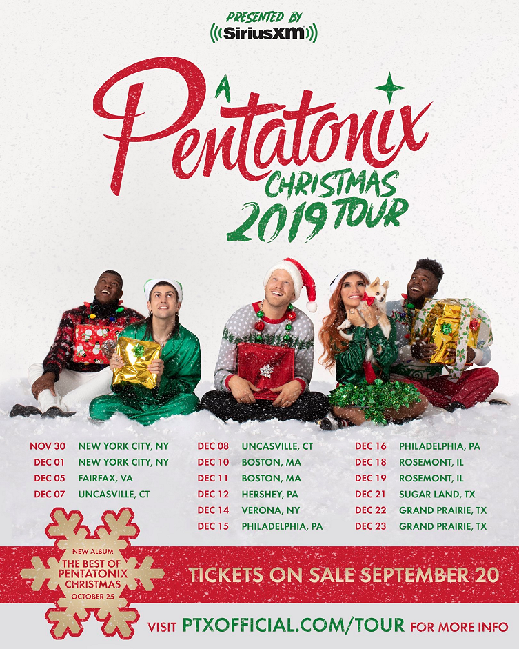 Pentatonix Announces “The Best of Pentatonix Christmas” Album & Tour