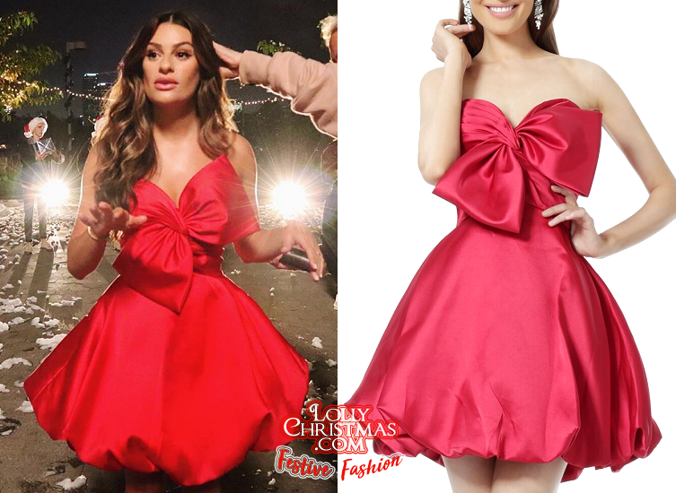 Festive Fashion: Lea Michele's 'Christmas in the City' Music Video