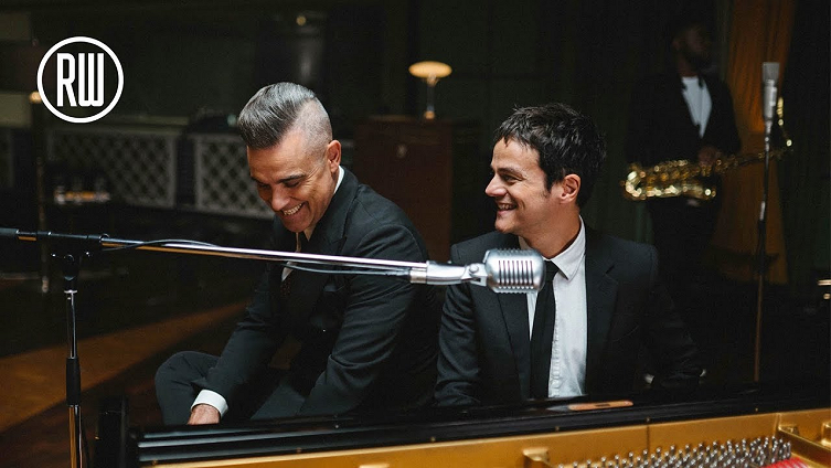 Robbie Williams Releases Music Video for 'Merry Xmas Everybody' with Jamie Cullum!