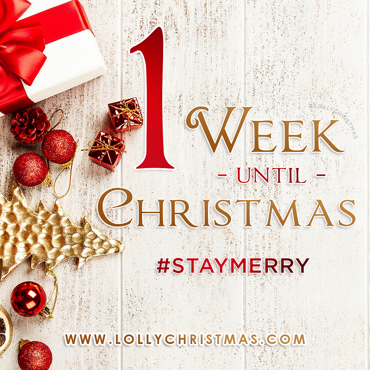 1 Week 'Til Christmas! 