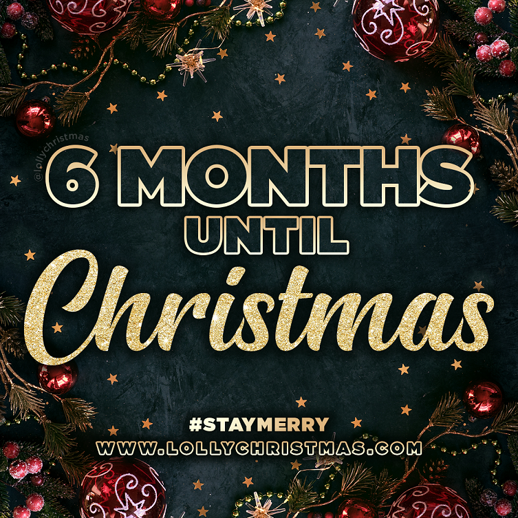 There Are Only 6 Months Until Christmas!