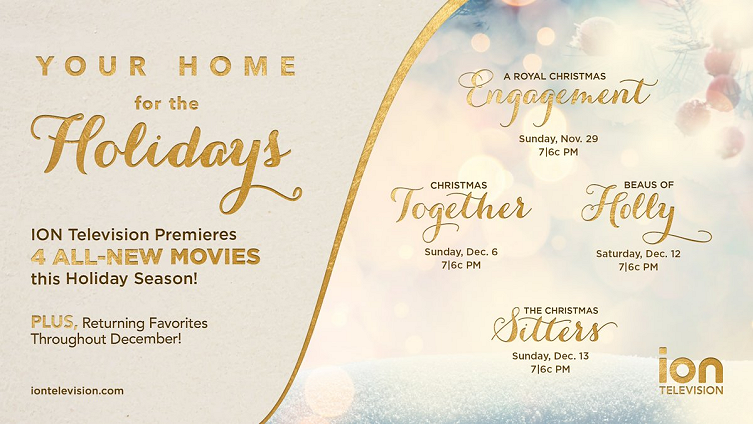 ION Television Is 'Your Home for the Holidays' with 2020 Lineup Announcement!