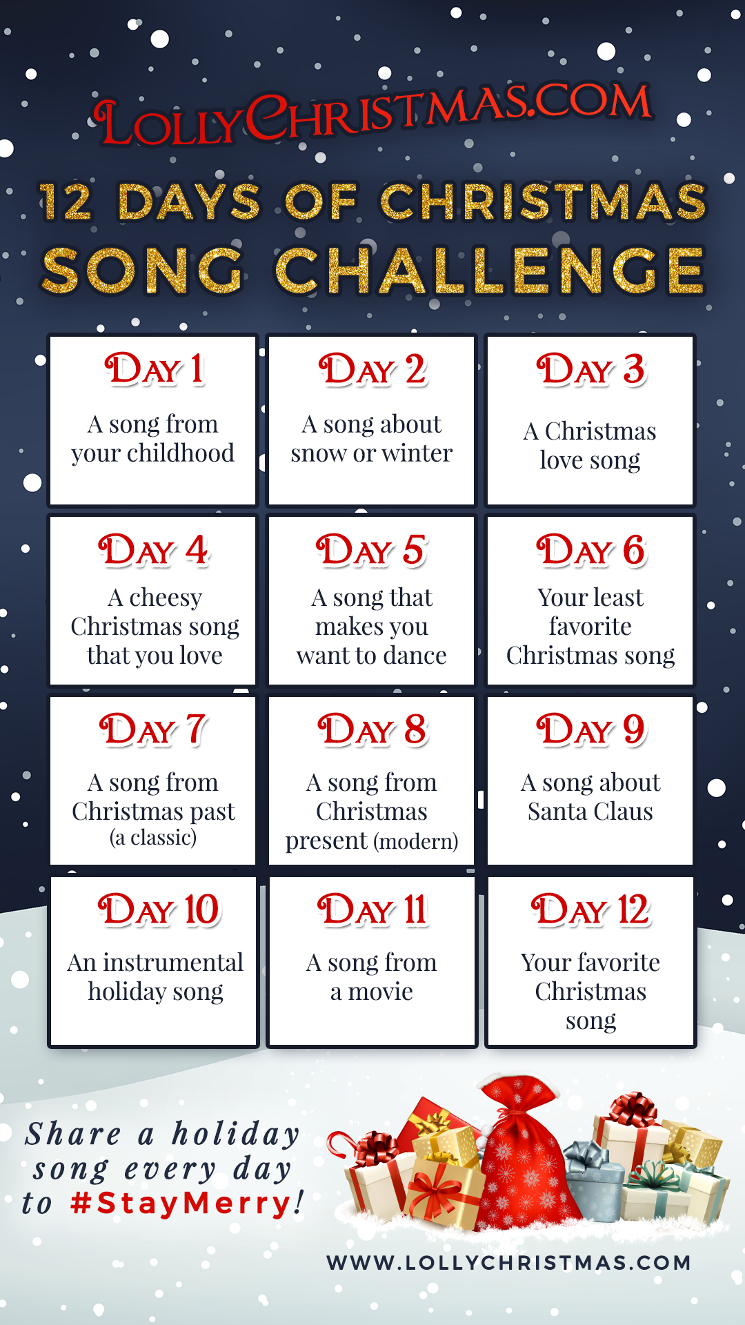 Lolly Christmas | 12 Days of Christmas Song Challenge