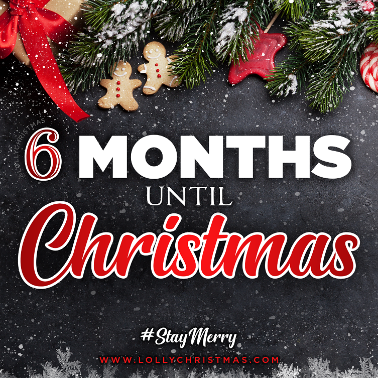 We Are 6 Months Away from Christmas Day!