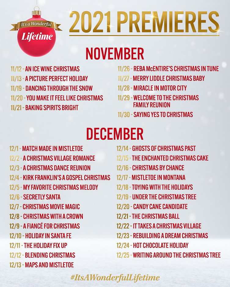 It's a Wonderful Announcement: Lifetime Reveals 2021 Christmas Movies!