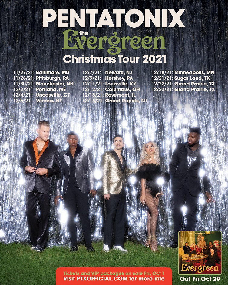Pentatonix Announces 'Evergreen' Christmas Album & Tour!