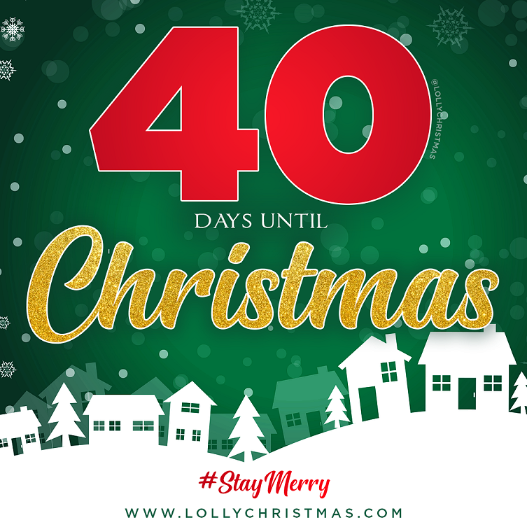 40 Days Until Christmas!