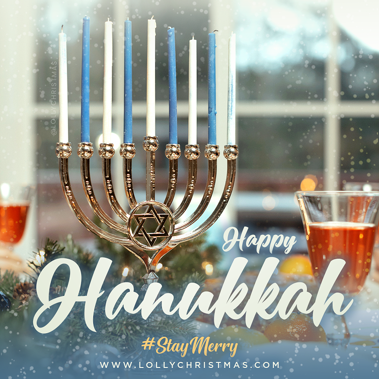 Happy Hanukkah from LollyChristmas.com!