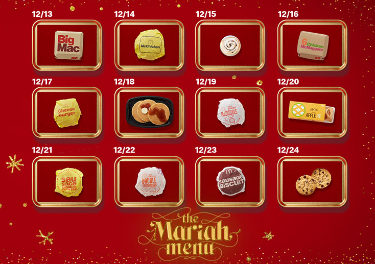 The Mariah Carey Menu is Coming to McDonald's for the Holidays!