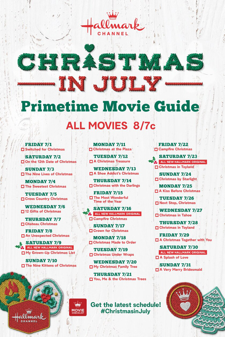 The Biggest Christmas in July Celebratin is Coming to Hallmark Channel!