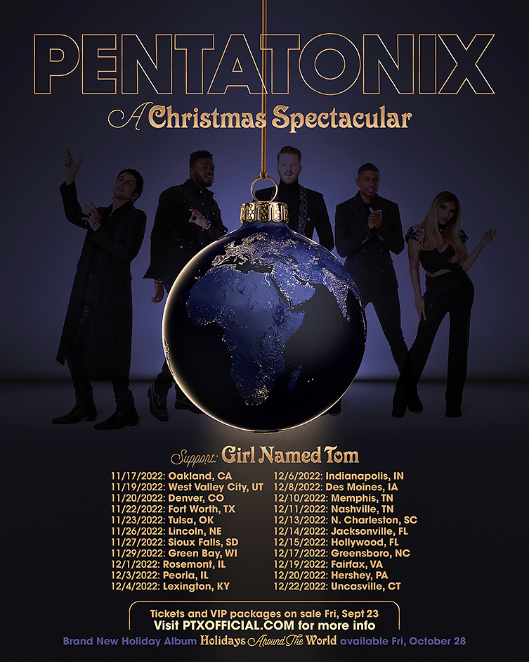 Pentatonix's New Christmas Album, 'Holidays Around the World', is Coming! | Tour Dates