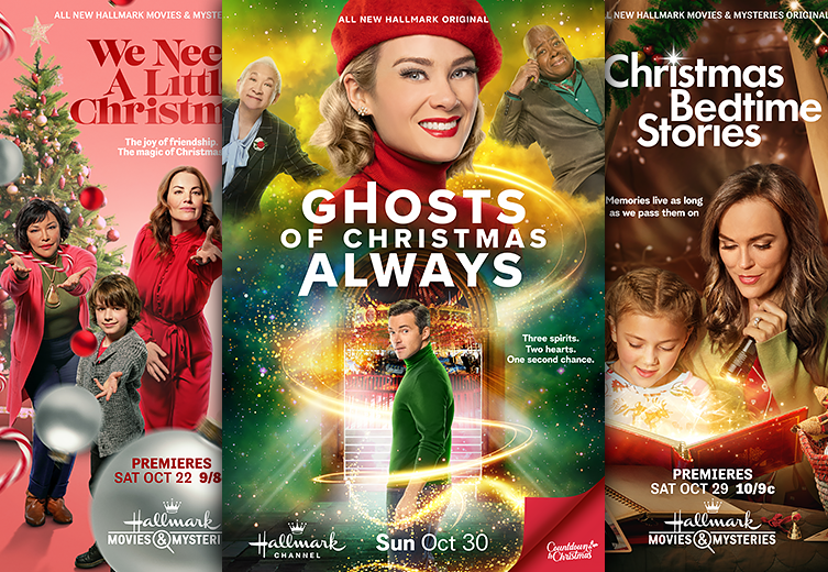 2022 Hallmark Christmas Key Art Posters