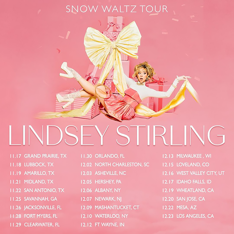 Lindsey Stirling is Releasing a New Christmas Album + Going on Tour! | Snow Waltz Tour